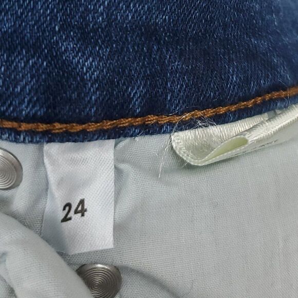 Reformation Harper High Rise Skinny Jeans Destin Wash I-0219a - Picture 9 of 12